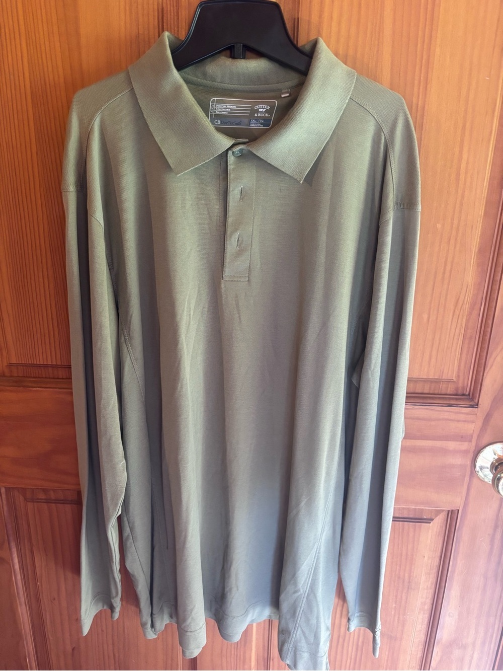 Cutter & Buck long-sleeve performance DryTec polo shirt - Picture 1 of 3